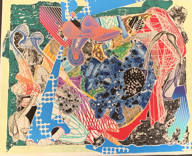 Frank Stella, ‘Swoonarie’, 1995, Print, Etching, aquatint, relief, screenprint, lithograph, woodcut on white TGL handmade paper, Anders Wahlstedt Fine Art
