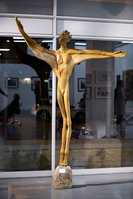 Carl Roberts, ‘Vision ’, Sculpture, Fig wood, The Melrose Gallery