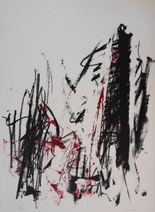 Joan Mitchell, ‘Arbres (Black and Red)’, 1991-1992, F.L. Braswell Fine Art