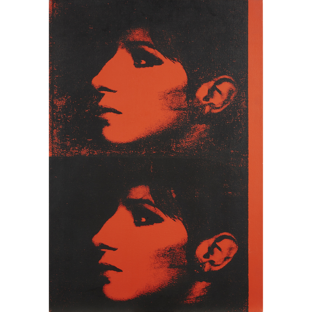 Deborah Kass, ‘2 Red Barbras (Jewish Jackie Series)’, Print, Color screenprint on canvas, Freeman's