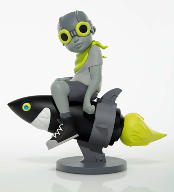 Hebru Brantley, ‘Hebru Brantley Beyond the Beyond Flyboy (Hebru Brantley grey volt) ’, 2018, Lot 180