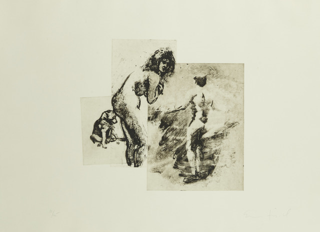 Eric Fischl, ‘Boy, Woman, Dog, from the portfolio Boy, Woman, Dog’, 1993, Print, Solar plate etching, Childs Gallery
