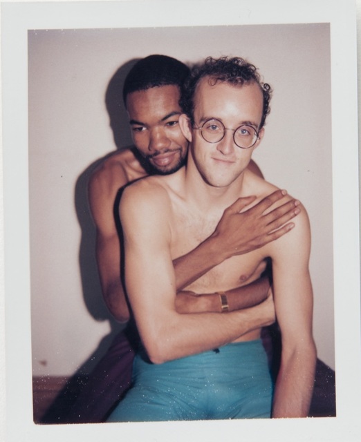 Andy Warhol, ‘Andy Warhol, Polaroid Portrait of Keith Haring and Juan Dubose’, 1983, Hedges Projects