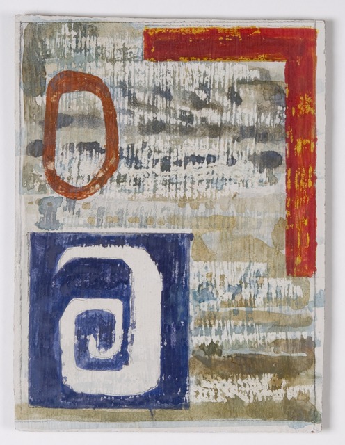 John Piper, ‘Design for the North Thames Gas Board glass fibre panels 6’, 1962, The Fine Art Society