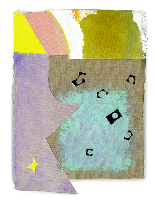 Ashely Peifer, ‘inside + out series 4’, 2021, Mixed Media, Acrylic, gel medium, paper, acrylic gouache, linen, and canvas on panel, Uprise Art