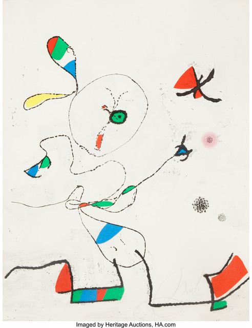 Joan Miró, ‘La Chasse Aux Papillions’, 1975, Heritage Auctions
