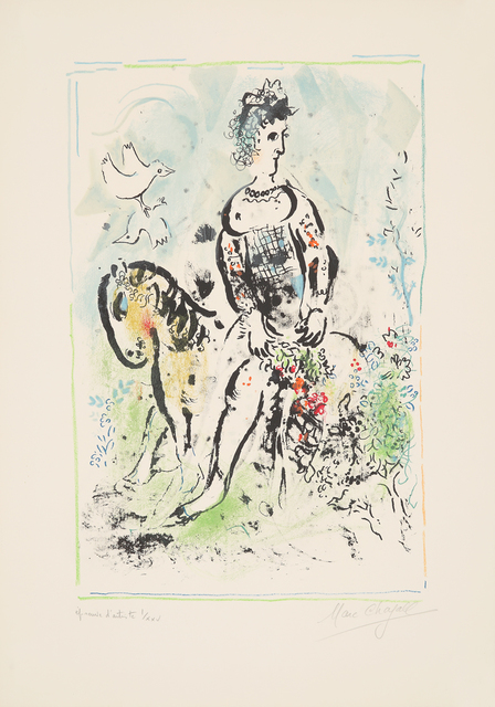 Marc Chagall, ‘Pierrot lunaire’, 1969, Galerie Boisseree