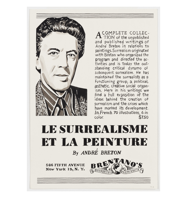 Fernando Bryce, ‘André Breton ’, 2016, Alexander and Bonin