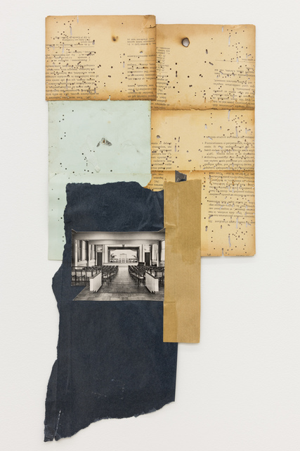 Carla Filipe, ‘“Comer papel mastigado - o desejo de compreender o velho continente para cuspir a sua história / Eating chewed paper - the desire to understand the old continent to spit its story" Untitled 10’, 2014, Drawing, Collage or other Work on Paper, Collage, Múrias Centeno