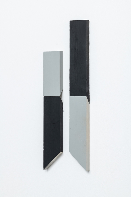 Luis Romero, ‘Matches (Negro/Gris)- Diptych’, 2019, Painting, Paint on wood, Kupfer