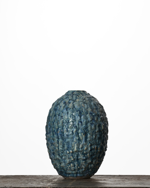 Morten Løbner Espersen, ‘Blue Moonjar #1888’, 2016, Sculpture, Stoneware, Jason Jacques Gallery