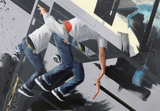 James Bullough, ‘Step Into’, 2014, On The Wall