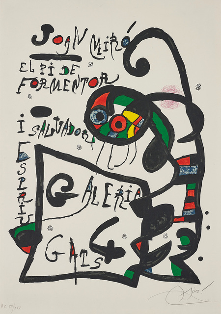 Joan Miró, ‘Untitled, for El Pi de Formentor: Galeria 4 Gats (The Pine of Formentor)’, 1976, Phillips