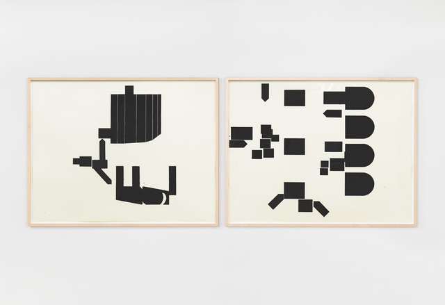Barry Le Va, ‘9g Wagner Plan Views; Wall and Floor Installation (ICA Variations)’, 2004, Magenta Plains