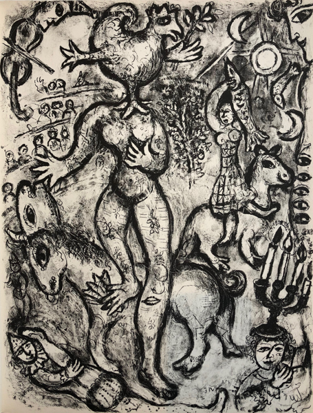 Marc Chagall, ‘Le Cirque M. 508’, 1967, Print, Original Lithograph on Velin d'Arches Wove Paper, Galerie d'Orsay
