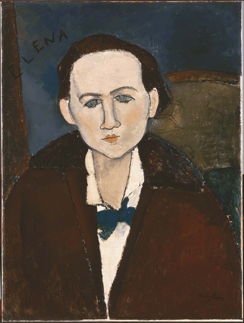 Amedeo Modigliani, ‘Elena Povolozky’, 1917, Phillips Collection