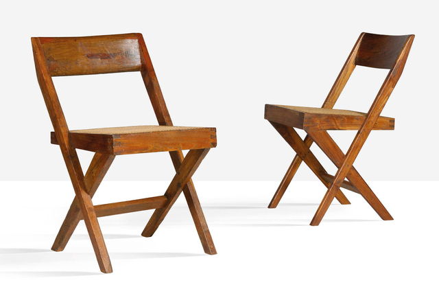 Pierre Jeanneret, ‘Library chair’, Circa 1959, Aguttes