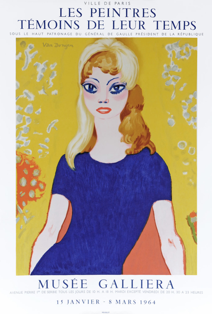 Kees van Dongen, ‘Les Peintres Témains de Leur Temps’, 1964, Print, Color lithograph, Hans den Hollander Prints