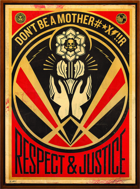 Shepard Fairey (OBEY), ‘Don´t Be a MFR’, 2015, Underdogs Gallery