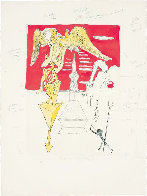 Salvador Dalí, ‘La Fusée (The Rocket), for Hommage à Leonardo da Vinci (American Inventions)’, 1975, Phillips