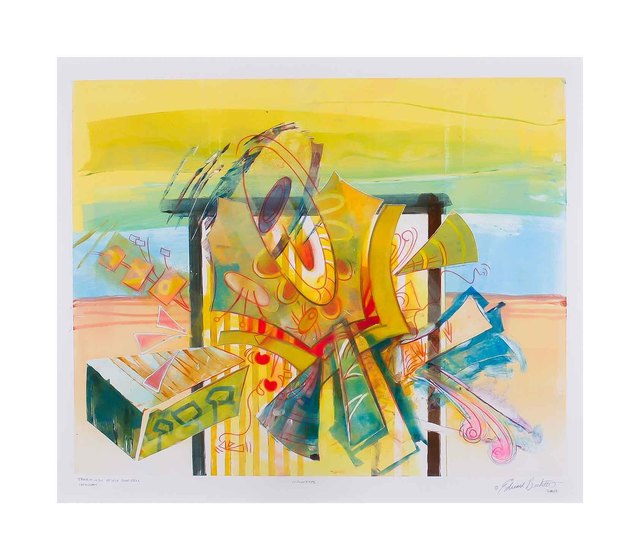 Edward Beckett, ‘Takemitsu Spirit Garden-Horizon’, 2015, Print, Monotype, Walter Wickiser Gallery