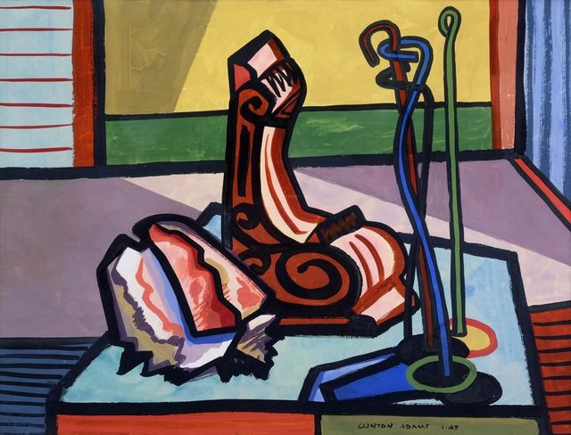 Clinton Adams, ‘Architectural Form’, 1947, Addison Rowe Gallery