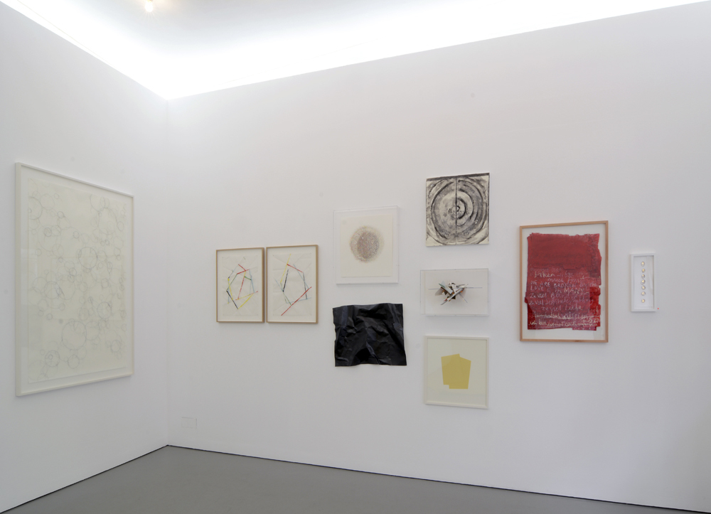 Exhibition view with works by Ute Essig, Beat Zoderer, Katrin v. Lehmann, Gil Shachar, Li Silberberg, Colin Ardley, Dirk Rathke, Angela Dwyer and Henrik U. Müller; photo: Jürgen Baumann Exhibition view with works by Ute Essig, Beat Zoderer, Katrin v. Lehmann, Gil Shachar, Li Silberberg, Colin Ardley, Dirk Rathke, Angela Dwyer and Henrik U. Müller; photo: Jürgen Baumann