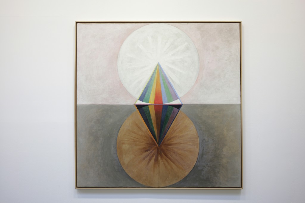 Installation view of "Hilma af Klint: Painting the Unseen" at Serpentine Gallery, London (2016). Image © Jerry Hardman-Jones
Installation view of "Hilma af Klint: Painting the Unseen" at Serpentine Gallery, London (2016). Image © Jerry Hardman-Jones