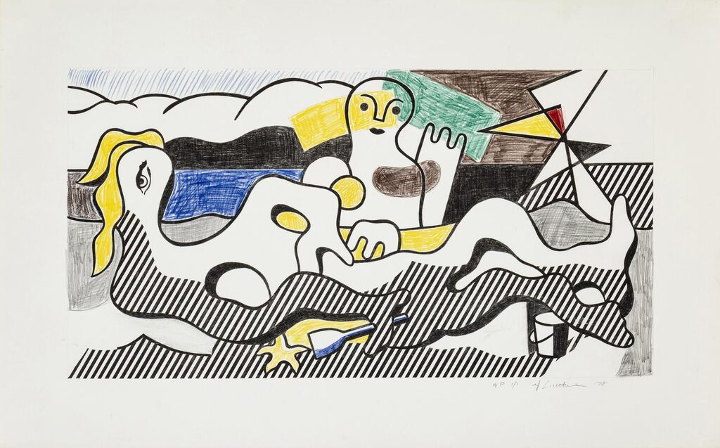 Roy Lichtenstein - At the Beach (Study)