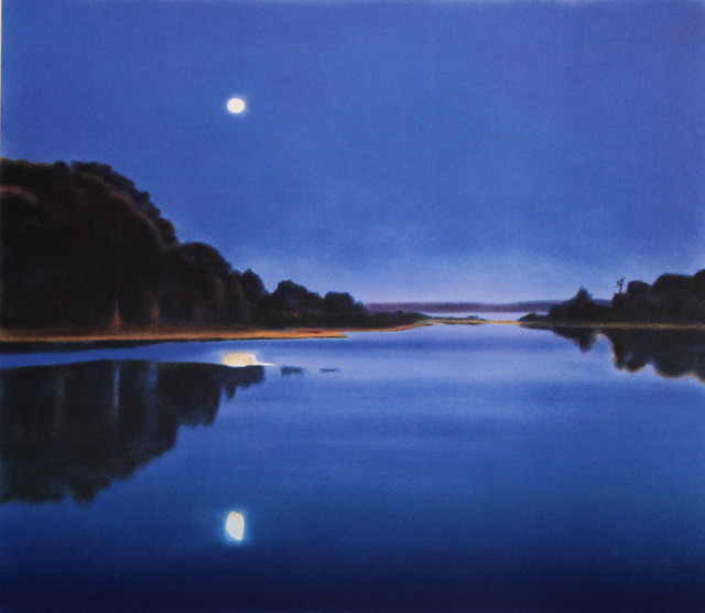 April Gornik, ‘Blue Moonlight’, 2007, Print, 7-color lithograph, ClampArt