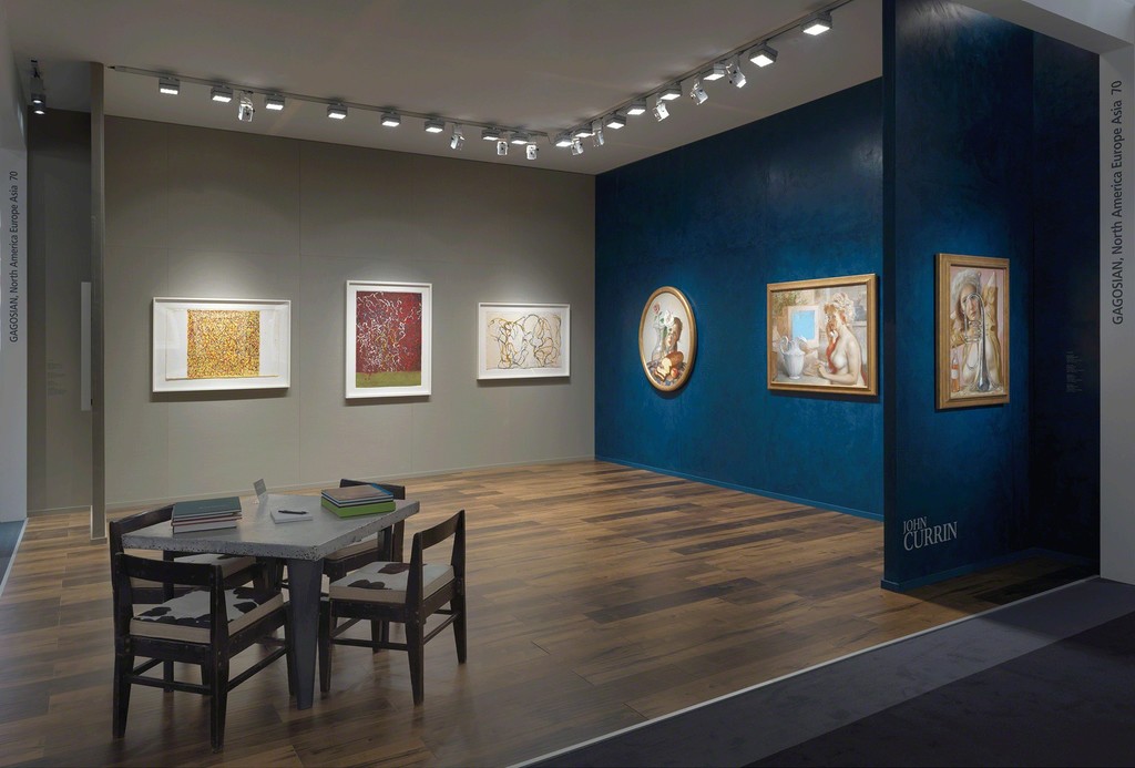 Artwork © 2018 Brice Marden / Artists Rights Society (ARS), New York and © John Currin. Photography by Robert McKeever. Courtesy Gagosian. Artwork © 2018 Brice Marden / Artists Rights Society (ARS), New York and © John Currin. Photography by Robert McKeever. Courtesy Gagosian.