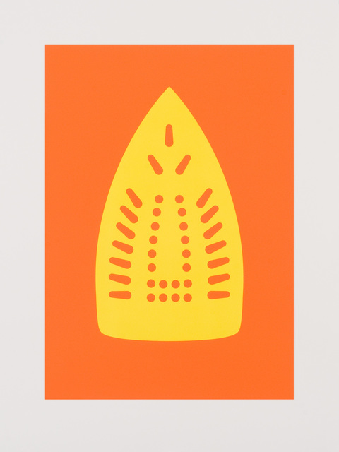 Willie Cole, ‘Complementary Soles (Yellow/Orange)’, 2012, Highpoint Editions