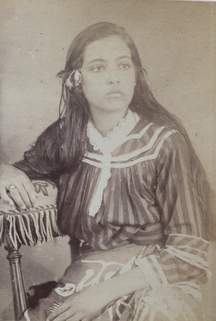 Charles Georges Spitz, ‘Louita, Fille d'Americaine et de Canaque’, 1888, Photography, Albumen silver print, Grob Gallery