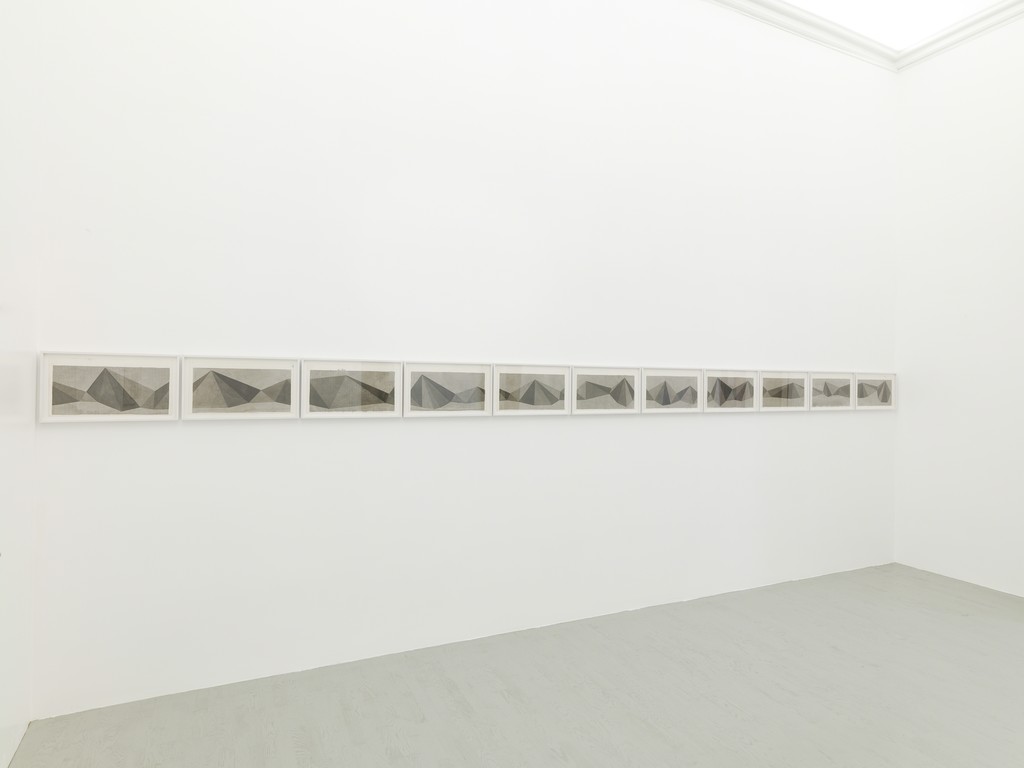 Sol LeWitt - pyramids, 1986 - partial view of the exhibition - November 2012 - Galleria Alfonso Artiaco, Napoli Sol LeWitt - pyramids, 1986 - partial view of the exhibition - November 2012 - Galleria Alfonso Artiaco, Napoli