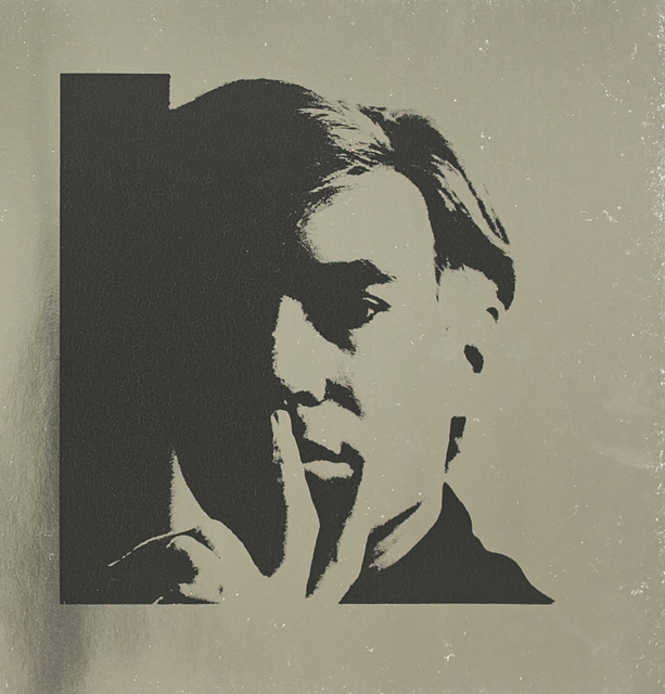 Andy Warhol, ‘Andy Warhol Self Portrait on Silver Metallic Paper’, 1988, White Cross