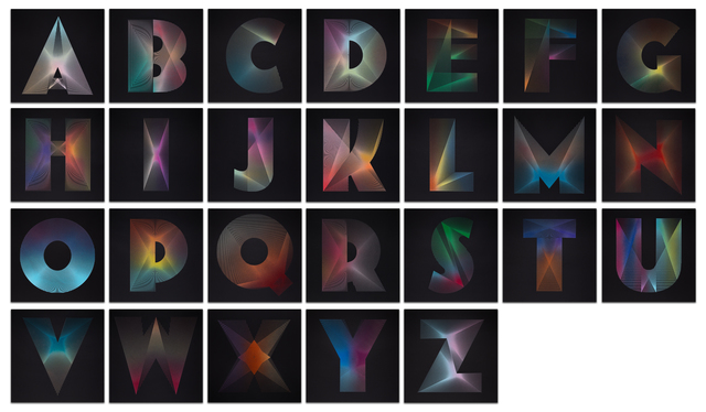 Pae White, ‘MOTHERFLOCKER UPPERCASE A-Zed’, 2018, Print, STPI