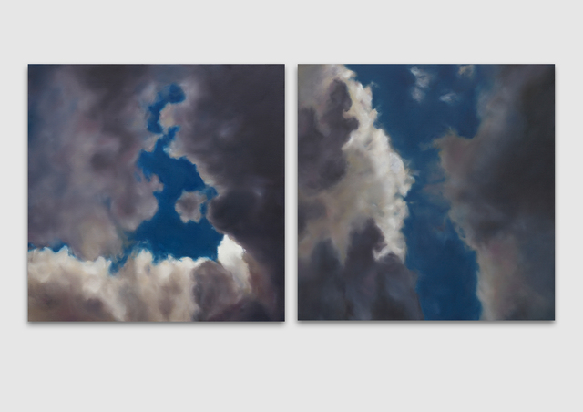 Frédéric Choisel, ‘Ether Sans Oiseaux ’, 2016, Painting, Oil on Linen with metallic leaf, Andra Norris Gallery