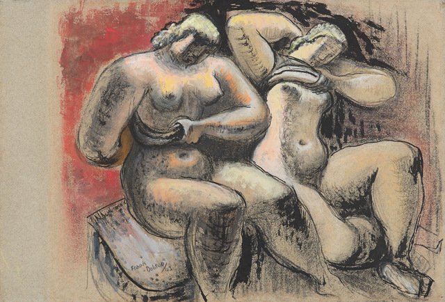 Frank Dobson, ‘Two Women’, 1943, Rosenberg & Co.