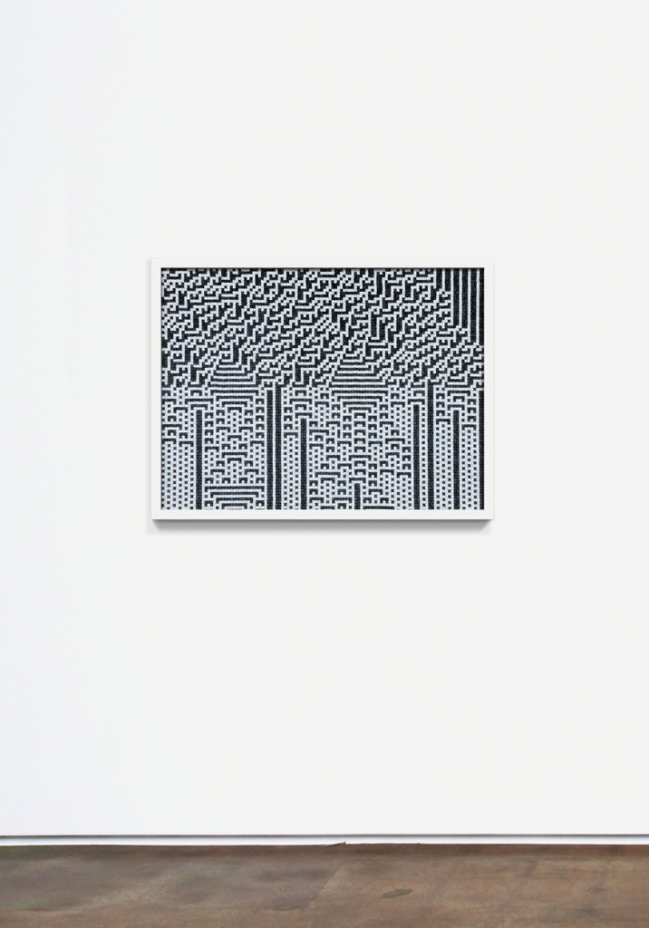 Troika, Calculating The Universe #5, 2015, Black and white dice, 60 x 84 cm Troika, Calculating The Universe #5, 2015, Black and white dice, 60 x 84 cm