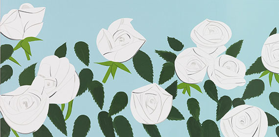 Alex Katz - White Roses