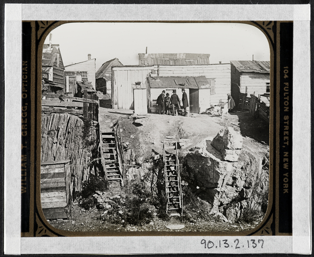Jacob A. Riis, ‘Shanty town’, 1896, Museum of the City of New York