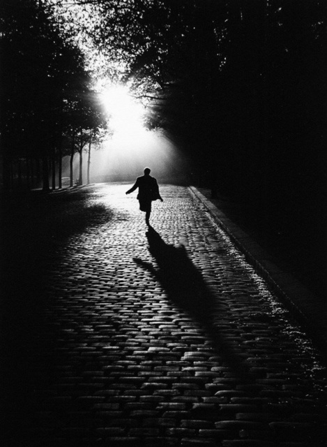 Sabine Weiss, ‘L'homme qui court, Paris’, 1953 (printed later), Peter Fetterman Gallery
