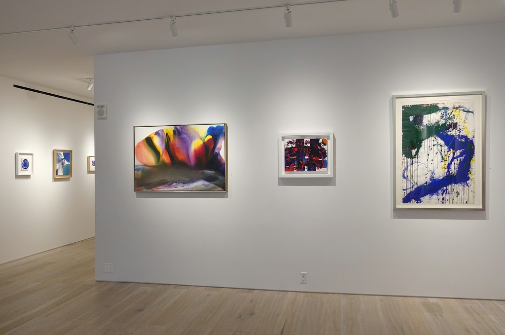 Installation view - "Between Tachisme and Abstract Expressionism: Bluhm, Francis, Jenkins" Installation view - "Between Tachisme and Abstract Expressionism: Bluhm, Francis, Jenkins"