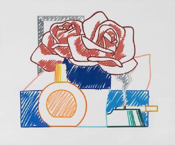 Tom Wesselman - Scribble version of still life #58