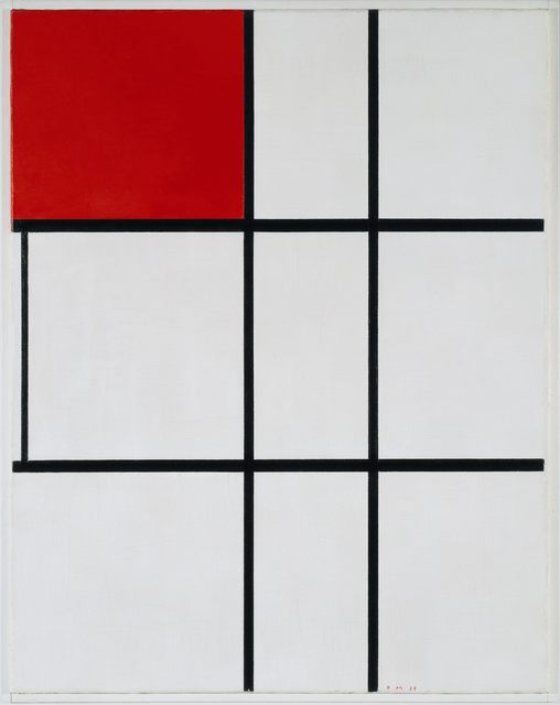 Piet Mondrian | Composition B (No.II) With Red (1935) | Artsy