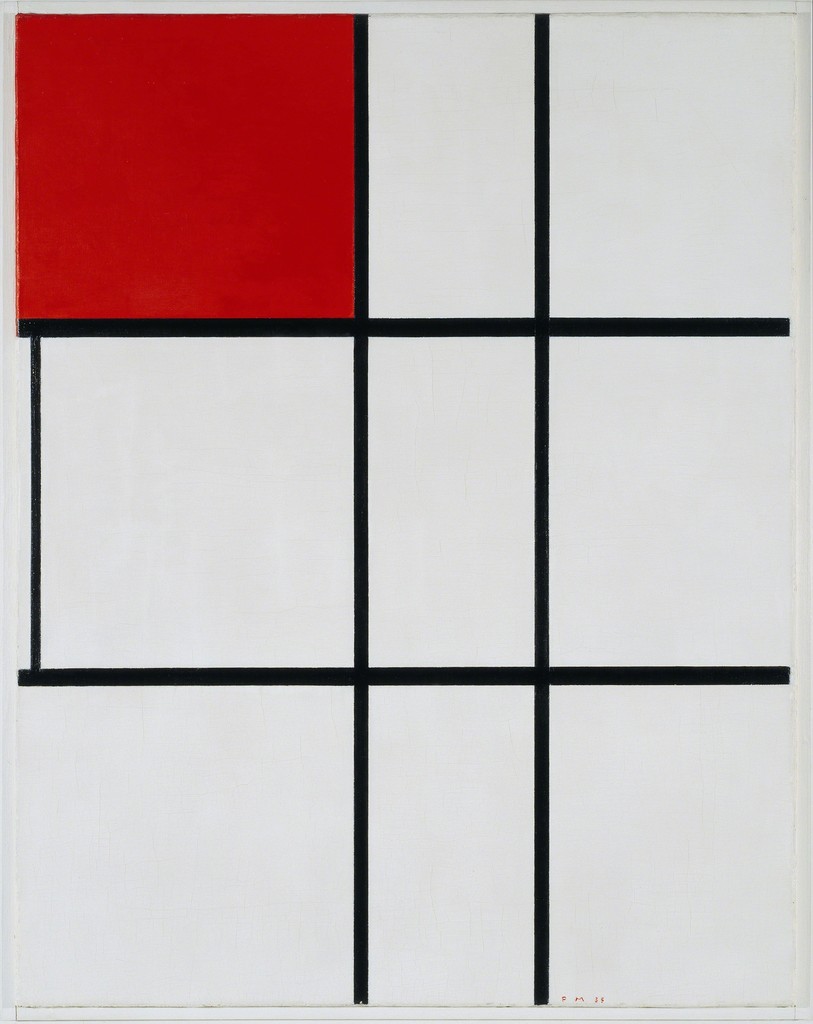Composition B (No.II) with Red 