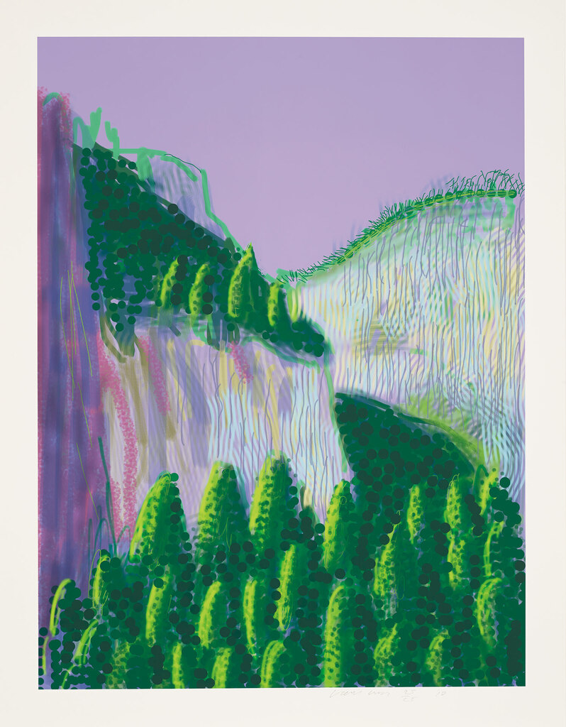 David Hockney - Untitled No. 11, from The Yosemite Suite