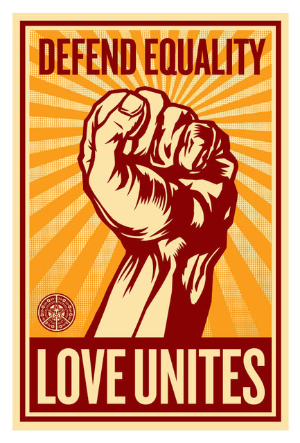 Shepard Fairey, ‘Love Unites’, 2008, EHC Fine Art