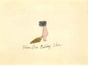 Andy Warhol - When I'm calling shoe