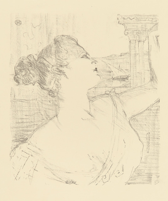 Henri de Toulouse-Lautrec, ‘SYBIL SANDERSON’, 1898, Christopher-Clark Fine Art